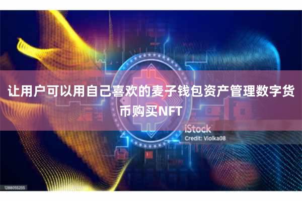让用户可以用自己喜欢的麦子钱包资产管理数字货币购买NFT