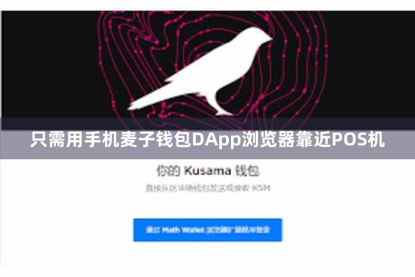 只需用手机麦子钱包DApp浏览器靠近POS机