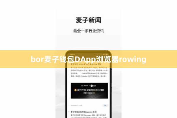 bor麦子钱包DApp浏览器rowing