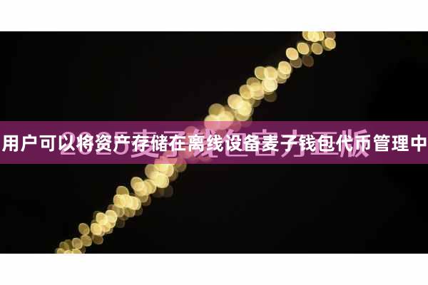 用户可以将资产存储在离线设备麦子钱包代币管理中