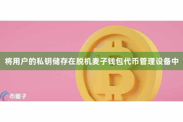 将用户的私钥储存在脱机麦子钱包代币管理设备中