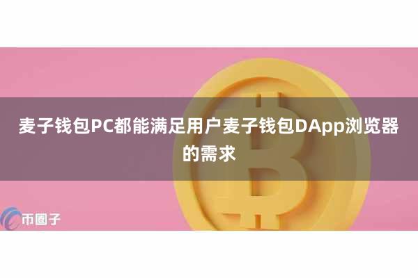 麦子钱包PC都能满足用户麦子钱包DApp浏览器的需求
